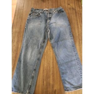 Gap Loose Fit Button Fly Jeans Blue‎  32x28